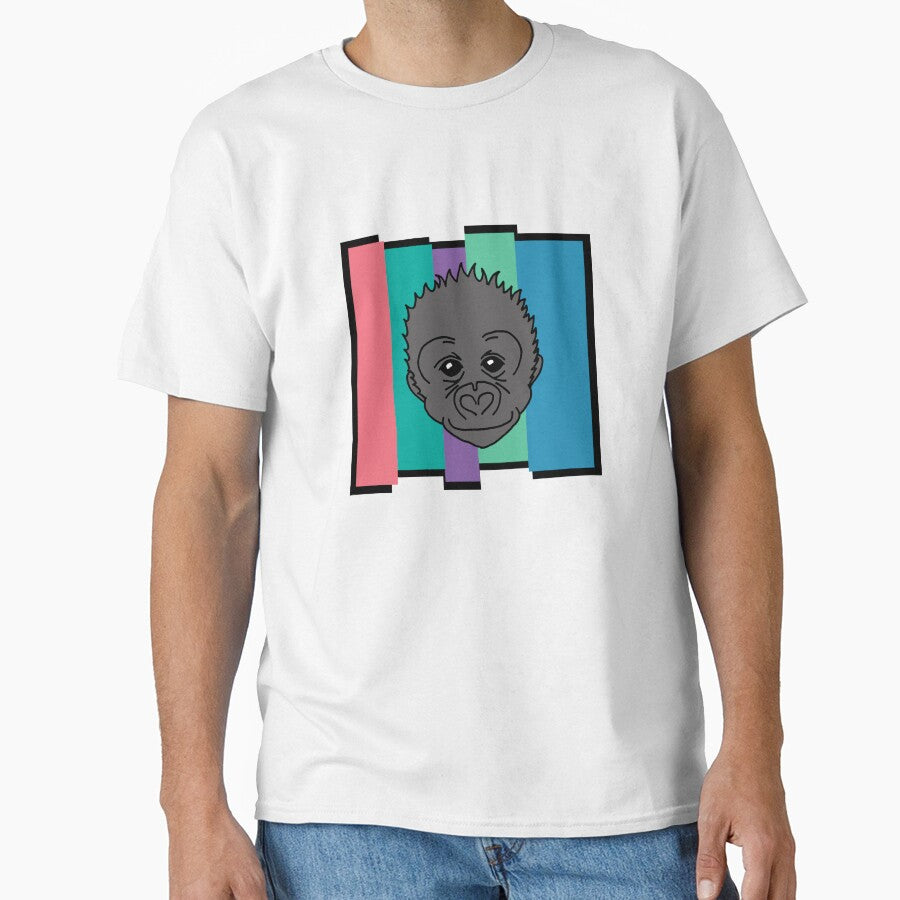 Retro Baby Gorilla by BogsuckerDesign