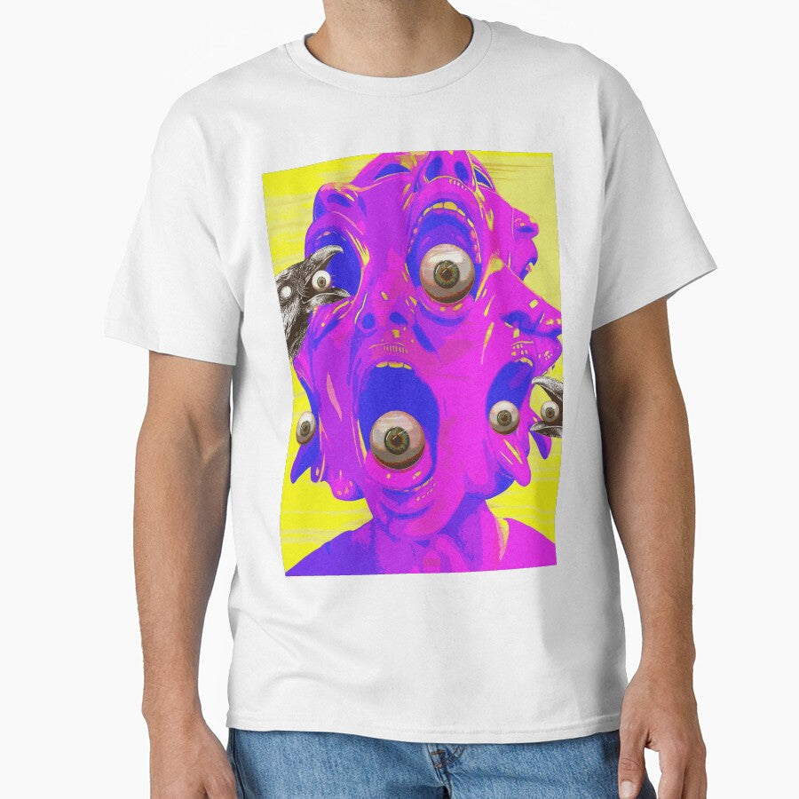 Watching Minds – Surreal Multi-Face Psychedelic Eyeball Artwork by Kr1motion