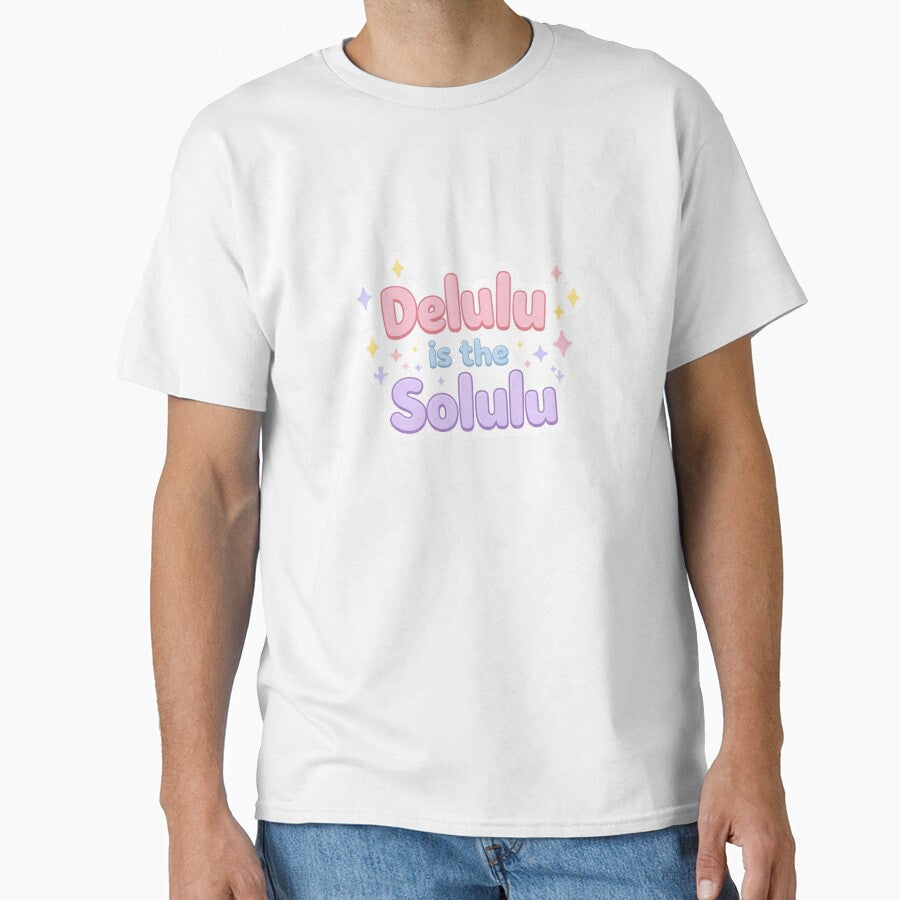 Delulu is the Solulu Cute Aesthetic Sticker by CutePlix