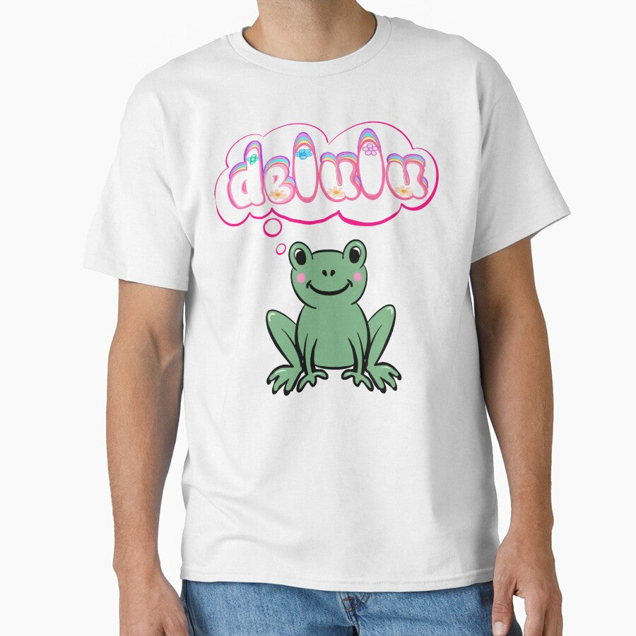 Delulu Frog humour - cottage core sarcastic funny humor by Artonmytee