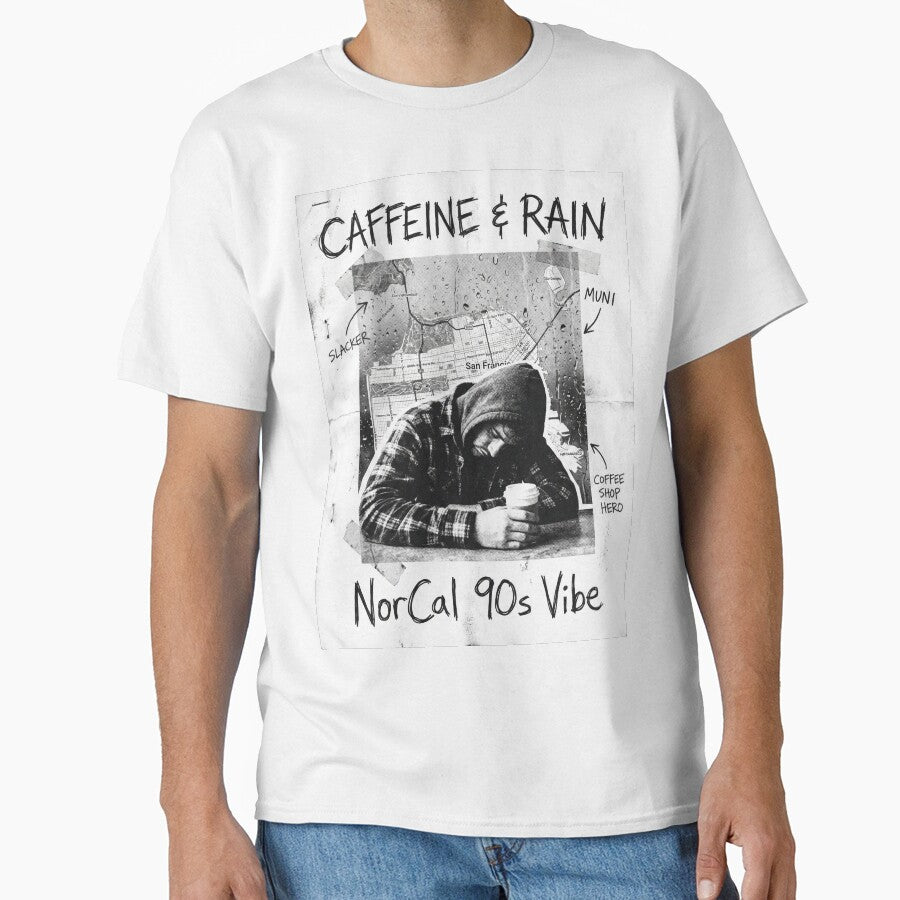 Caffeine & Rain: 1990s Grunge Zine Aesthetic Collage by Cozy-Old-Pub