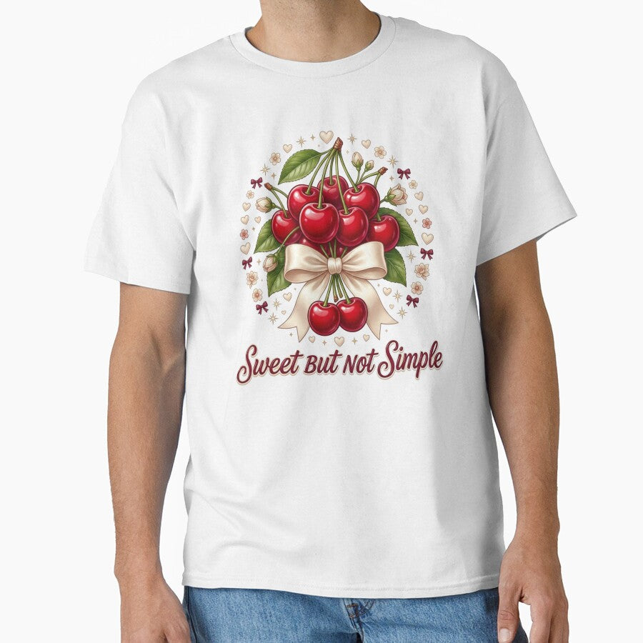 Sweet But Not Simple | Cute Cherry Coquette | Vintage Cherry Bouquet Aesthetic by Fernhaven