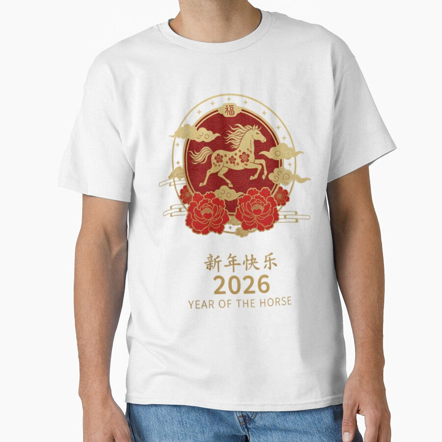 Chinese Zodiac Horse 2026 Year New Year Celebration Festive by BRANDOOA