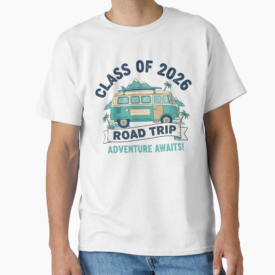 Class of 2026 Retro Van Road Trip Adventure by Silent Watch Threads.