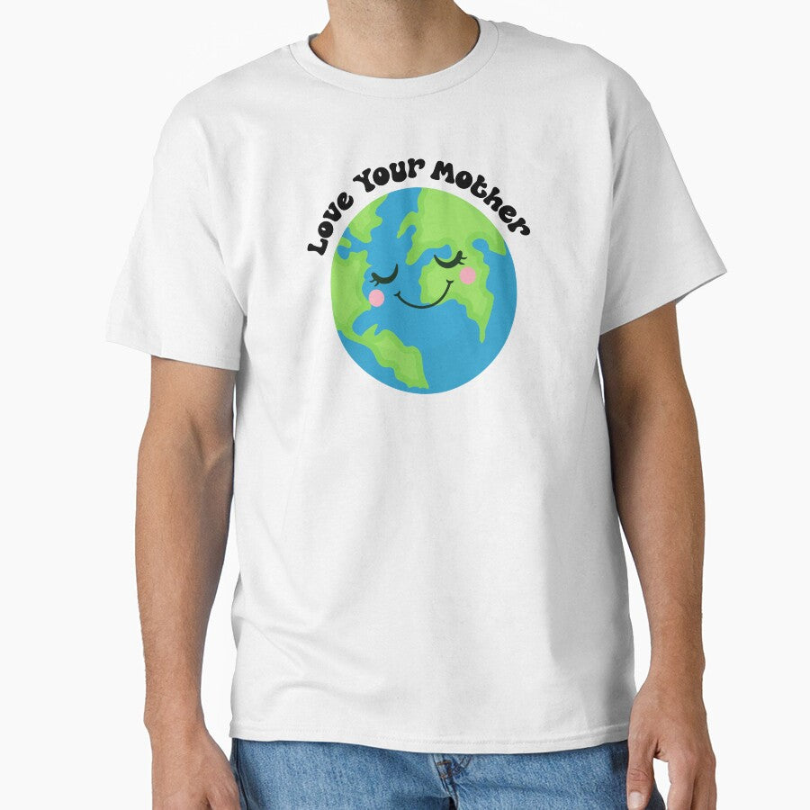 Retro Love Your Mother Earth Green Recycle Eco Hydro Laptop Sticker Decal by OneWorldLove