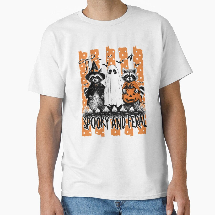 Stripes Spooky And Feral Raccoon by Cravens-Museum
