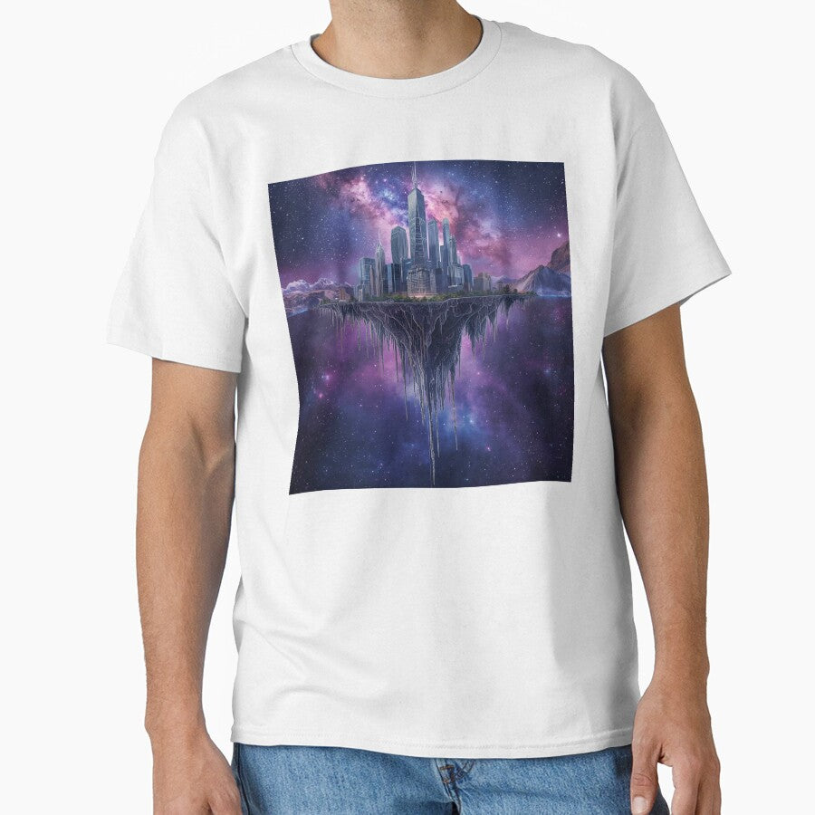 Surreal Cosmic City - Dreamcore Galaxy Art by ChicTrendz