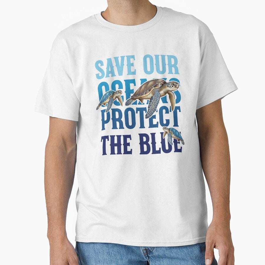 Save Our Oceans - Protect The Blue Sea Turtle by zoughlal