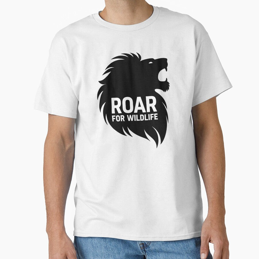 Roar for Wildlife Lion Art by Printiko