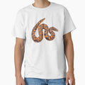 S is for Sand Boa,Sand Boa – Burrowing Desert Snake Wildlife Illustration by PrettylittlepastelUk