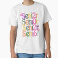 Retro Groovy Colorful Back to School Senior 2026 by Auchi_Verse