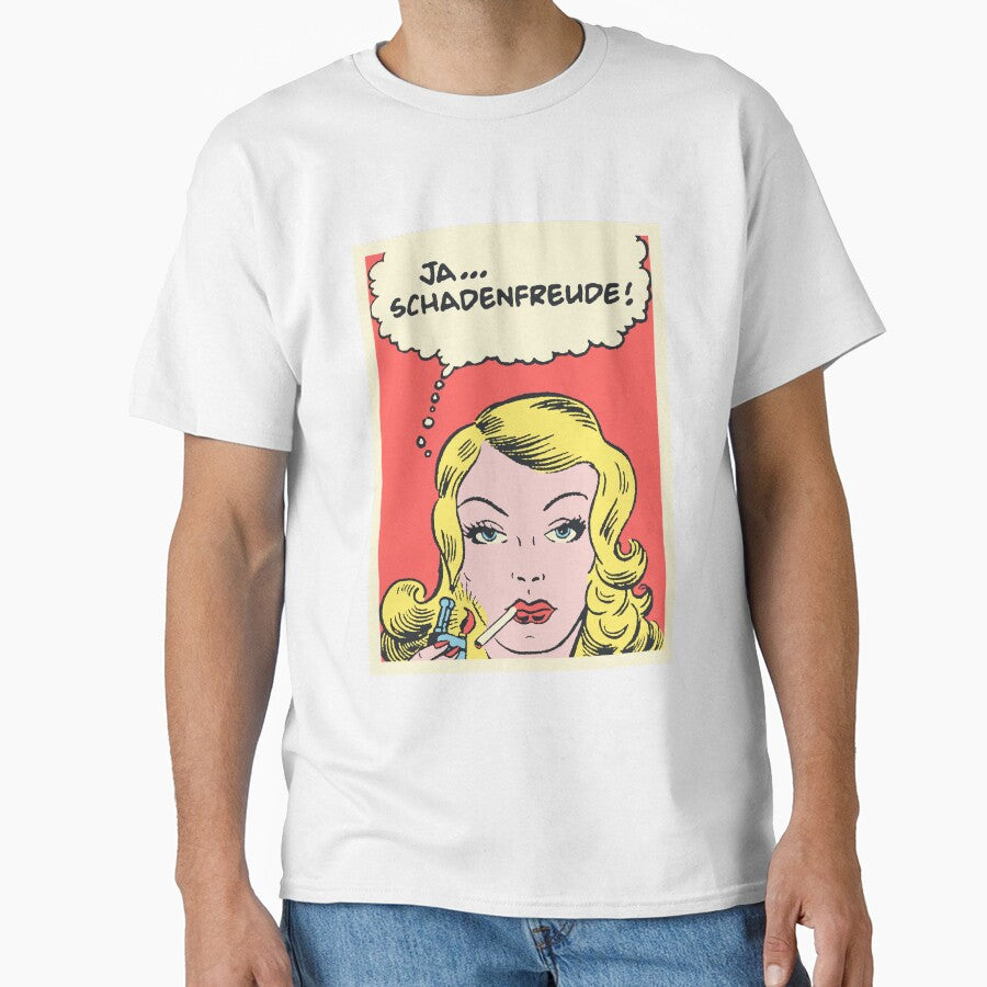 Ja Schadenfreude! • Smug As Sin • Vintage Comic Parody Pop Art by wmxdesign