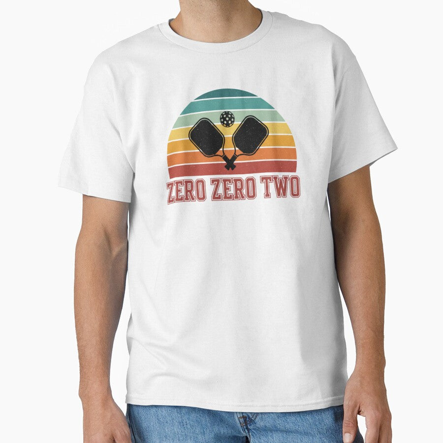 Zero Zero Two - Retro Vintage Pickleball Player & Sports Gift by BeFaCtO