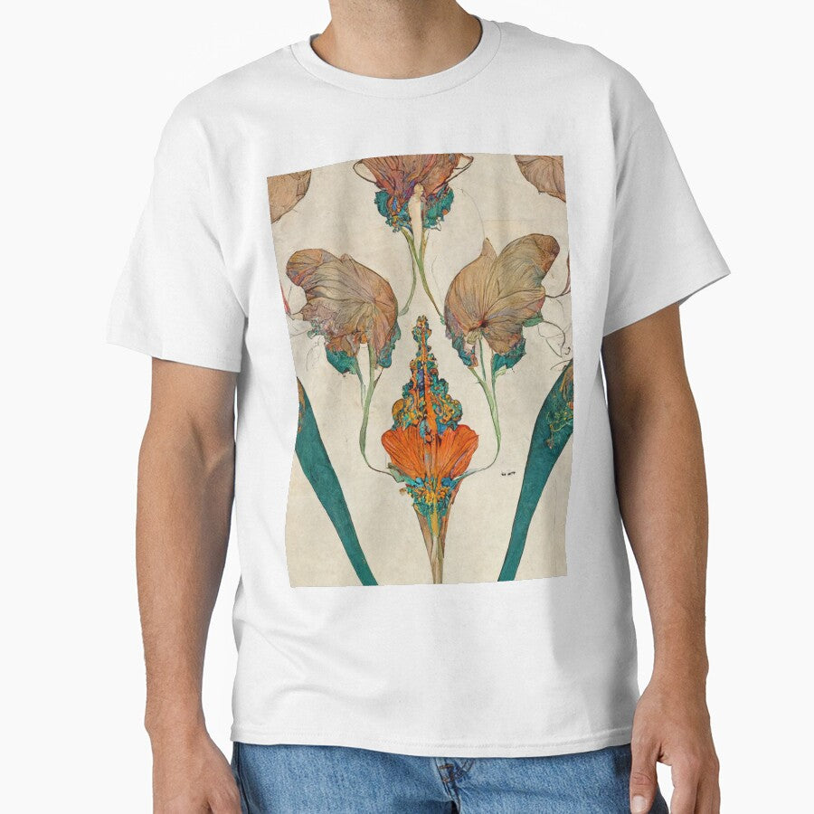 Copy of Exotic Nature, Botanical ethereal floral kaleidoscope Pattern by B-outfiters