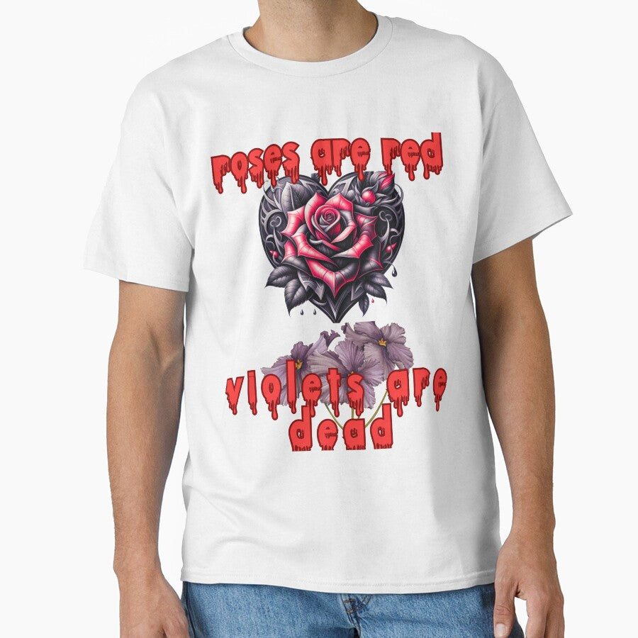 Roses are Red Violets are Dead Goth Valentine's Day by LLdreams