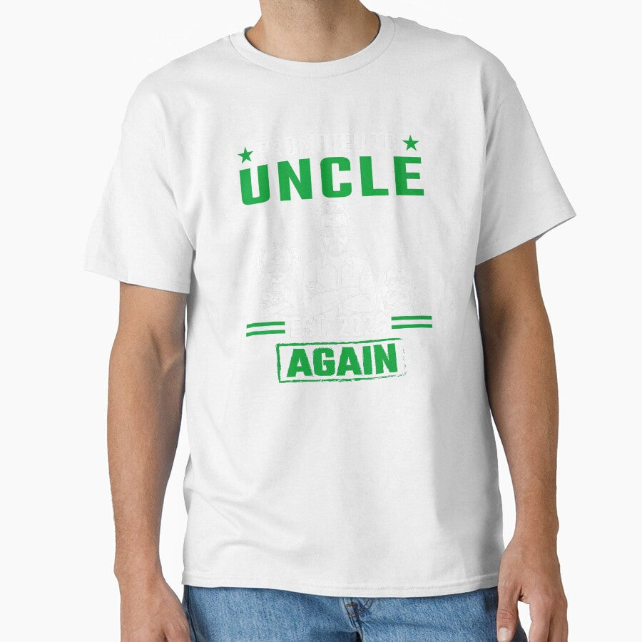 Promoted to Uncle Again Est 2026 Funny New Baby Announcement by zamiokaline