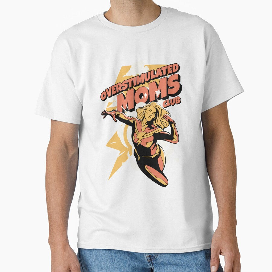Cute Super Hero Mom | Overstimulated Moms Club by PlayfulPrint