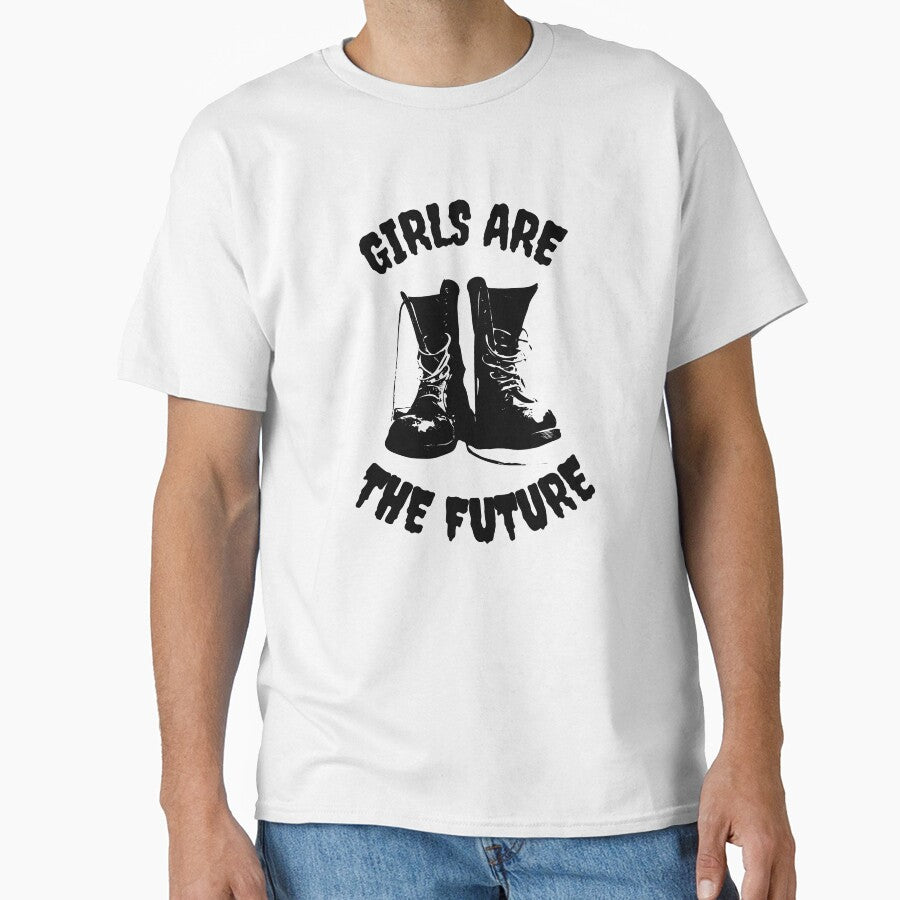 "Girls Are the Future – Dancing Skeleton Girl Power" by ruthoarabia
