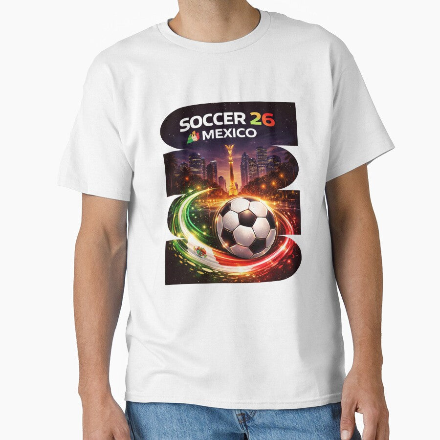 Mexico Soccer 2026 Shirt, Soccer 26 Mexico Fan Tee, Mexico Football Graphic by MK-Charlie