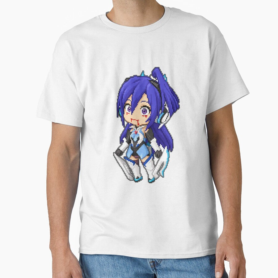 Tsubasa Kazanari Chibi Pixel Art | Senki Zesshou Symphogear Cute Retro Sprite by sabartgunpla