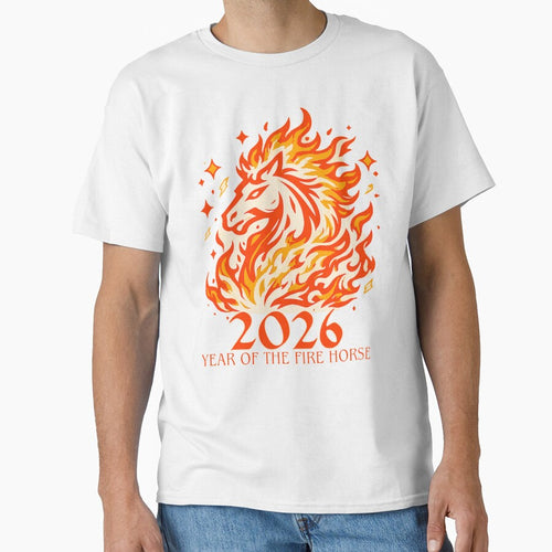 2026 Year of the Fire Horse – Chinese New Year Flame Horse Design by R-A Designs
