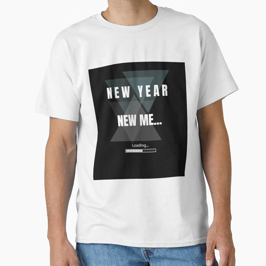 New Year New Me loading funny meme shirt by glowtrendz