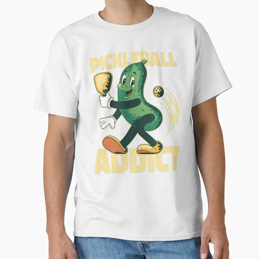 Funny Pickleball Addict | Pickleball Player Humor | Paddle Sports Obsession Design by ronakris009
