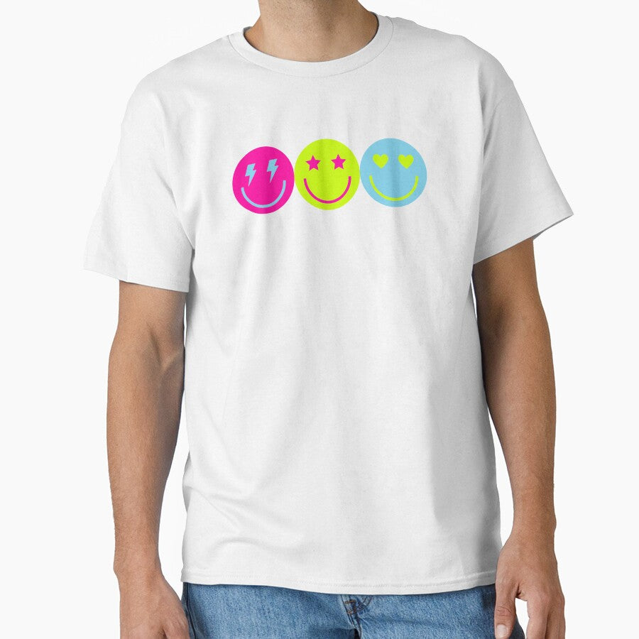 3 preppy smileys in pink, blue and green by SUUSCK ★