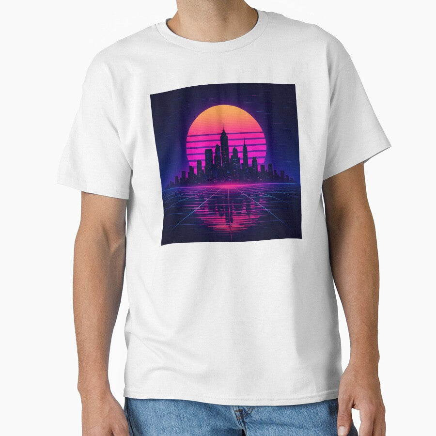 Neon Horizon – Retro City Glow by ArcadiaSilence