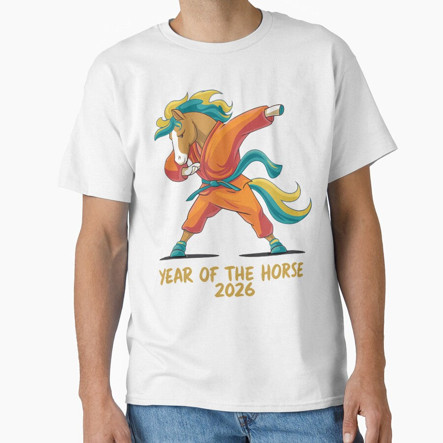 Dabbing Horse Lunar Chinese New Year Of The Horse 2026 by KellyJudith