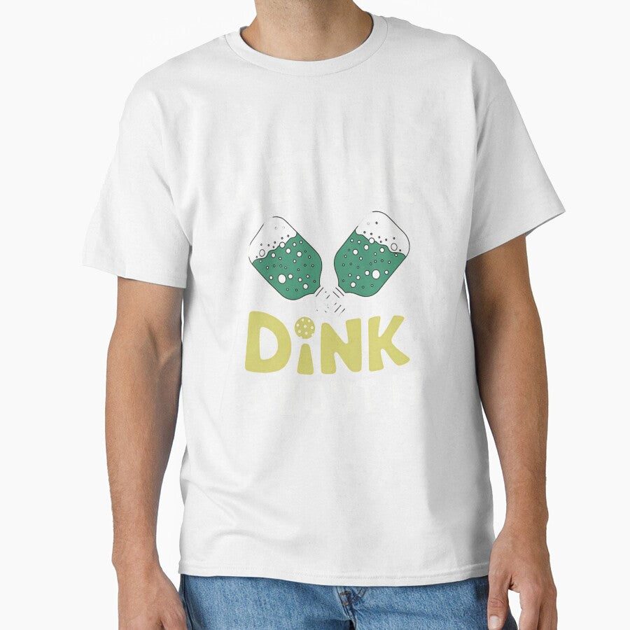 Let Me Dink About It Funny Pickleball Paddle by Hananiah Merch