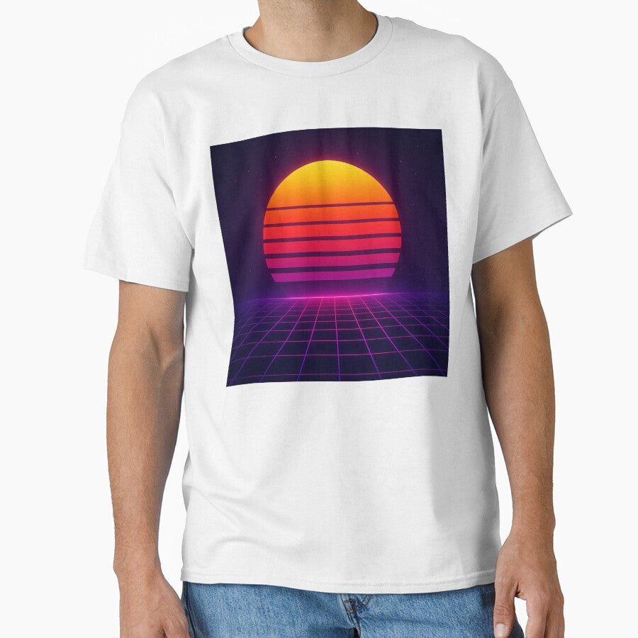 Neon twilight in synthwave style by Bernd Friese