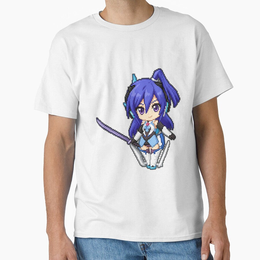 Tsubasa Kazanari Chibi Senki Zesshou Symphogear pixel art by sabartgunpla