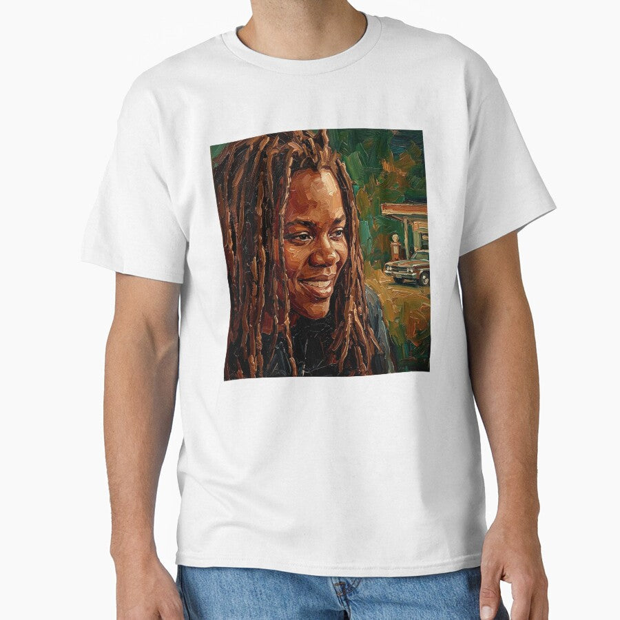 Fast Car Soul – Tracy Chapman Expressive Oil Portrait by Art's Diner