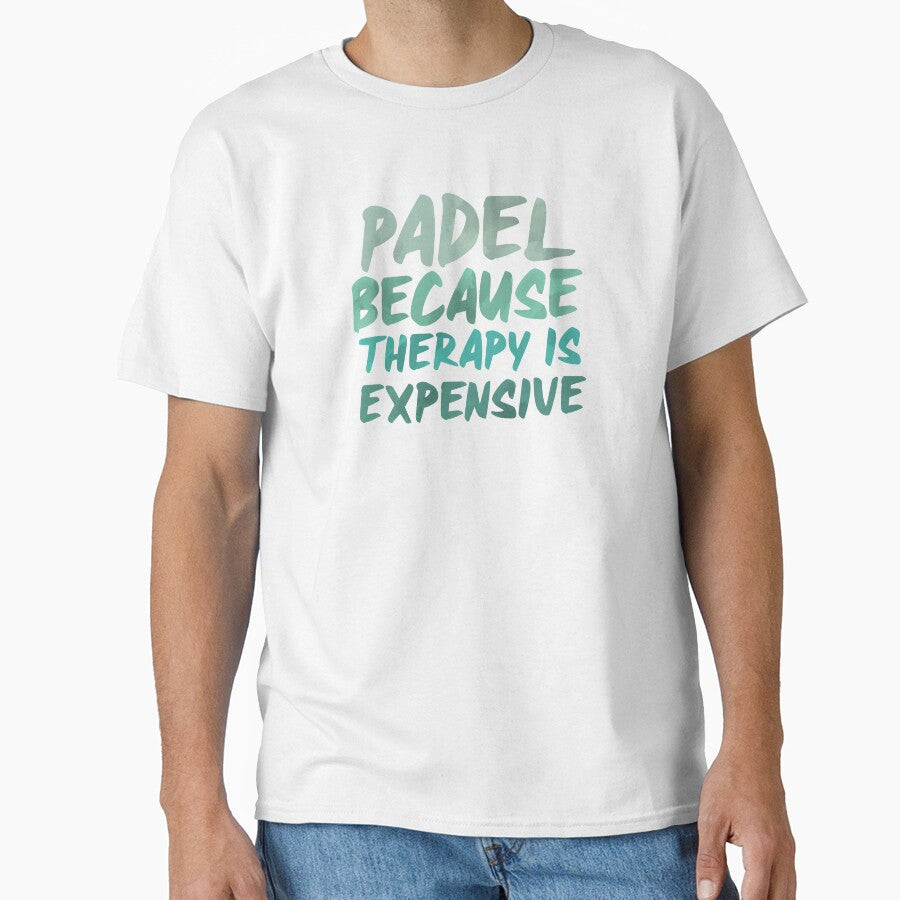 PADEL... Because Therapy is Expensive, Funny Padel, Paddle Tennis by Apollonas