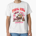 Feral Girl Summer with Opossum by OmoYolo