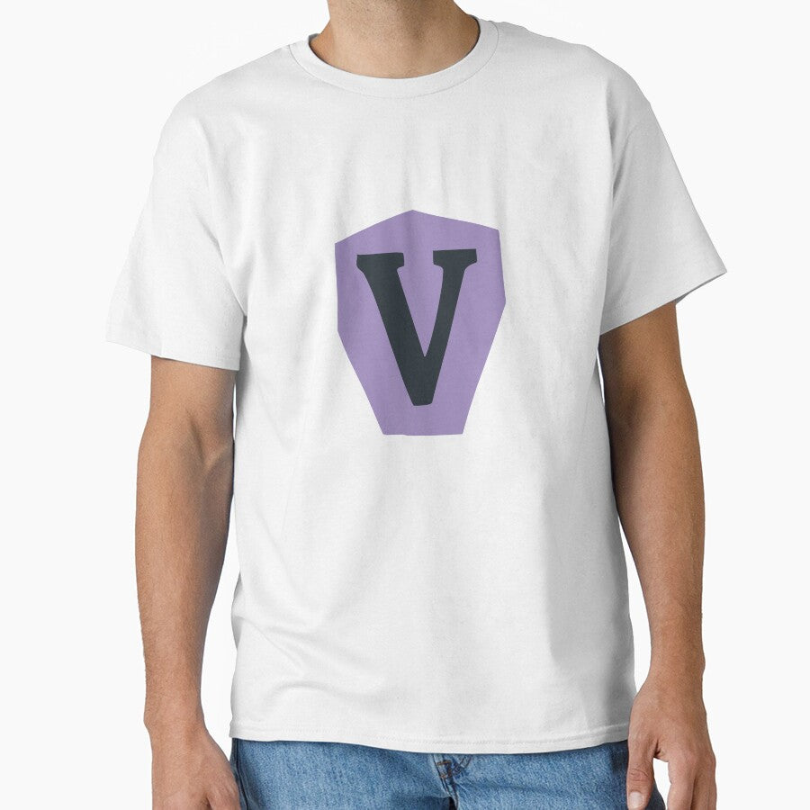 Letter V - Colorful Cutout Paper Collage Alphabet Initial by uncoXab