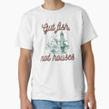 Cream Green Vintage Coastal Breeze Gut Fish, Not Houses Coastal Conservation by faridman