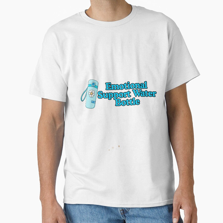 Emotional Support Water Bottle Sticker / Mental Health Sticker / Funny Water Bottle Sticker / Hydro Sticker / Drink Water by Fresh Clothes