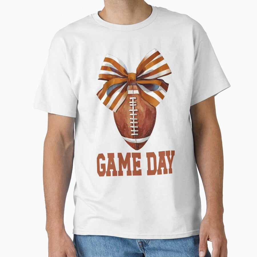 Game day American football coquette bow by Colorfulman