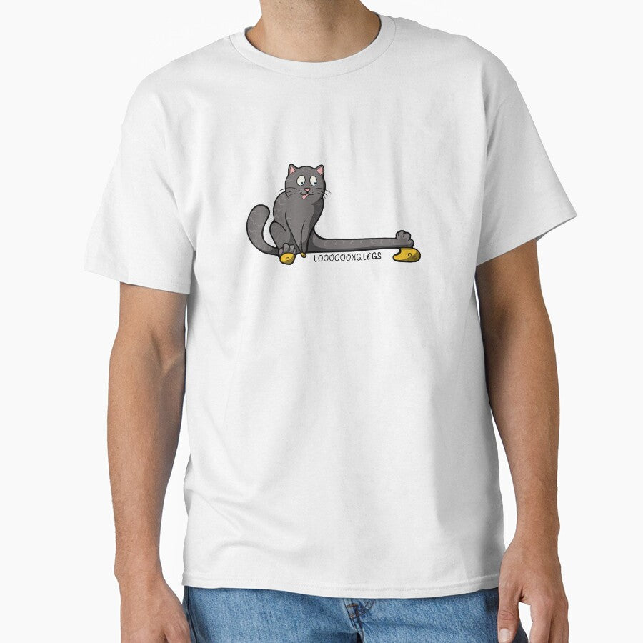 Looooong Legs Climber cat tshrit desgin by Rain Ant