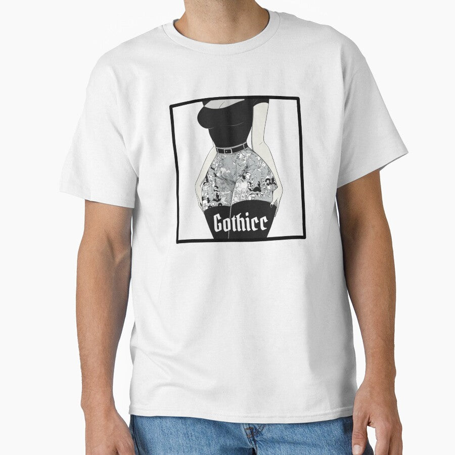 Thicc Goth Girl Aesthetic – Curvy Alternative Girl by RockFireMerch