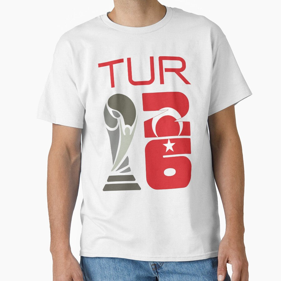 Turkey 2026 Soccer World Cup Trophy Turkish Flag Design by tarzbol