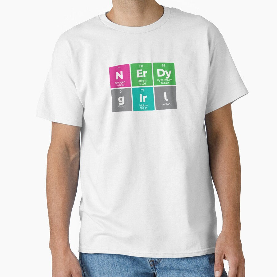 Nerdy Girl Periodic Table Design – Geeky Science Gift by Rodney's Marketplace