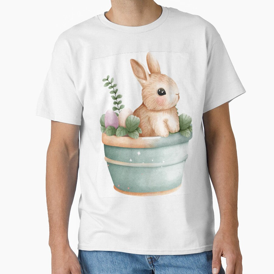 Cute Bunny White Rabbit baby and love animal in Easter by HOPELIFE8888