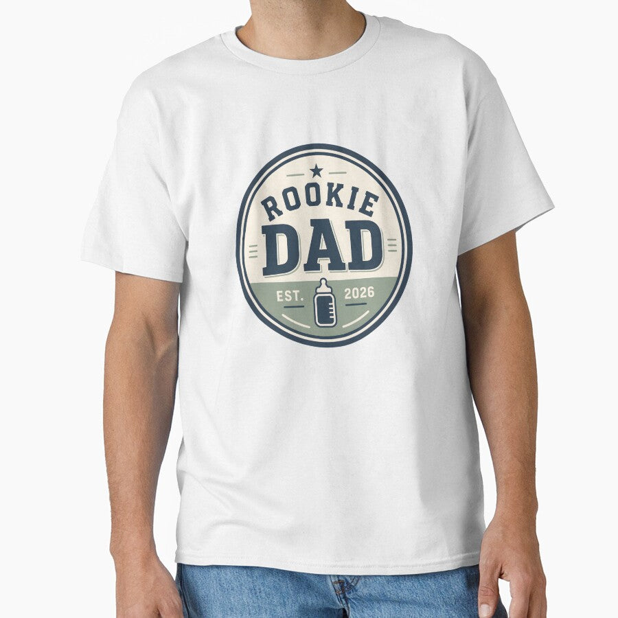 Rookie Dad Est 2026 Sticker New Dad Baby Announcement by FestivityFinds