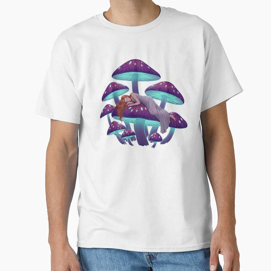 cottagecore mushroom classic tshirt by anandsiva2703