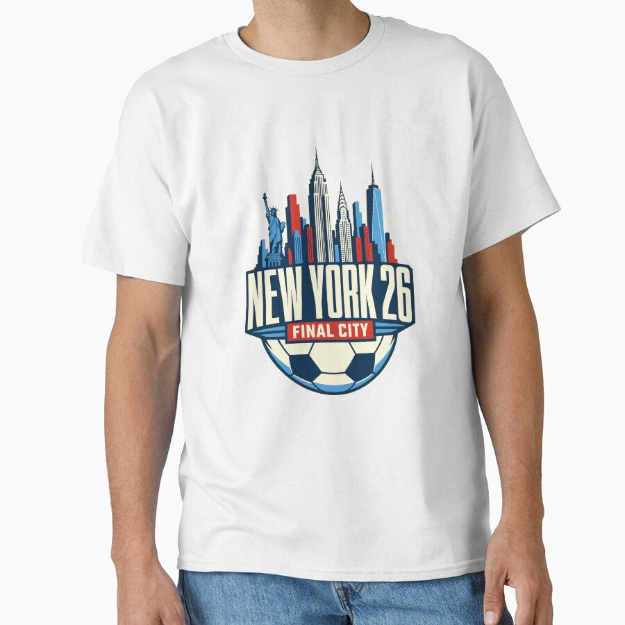 New York 26 Football Skyline by pirminio