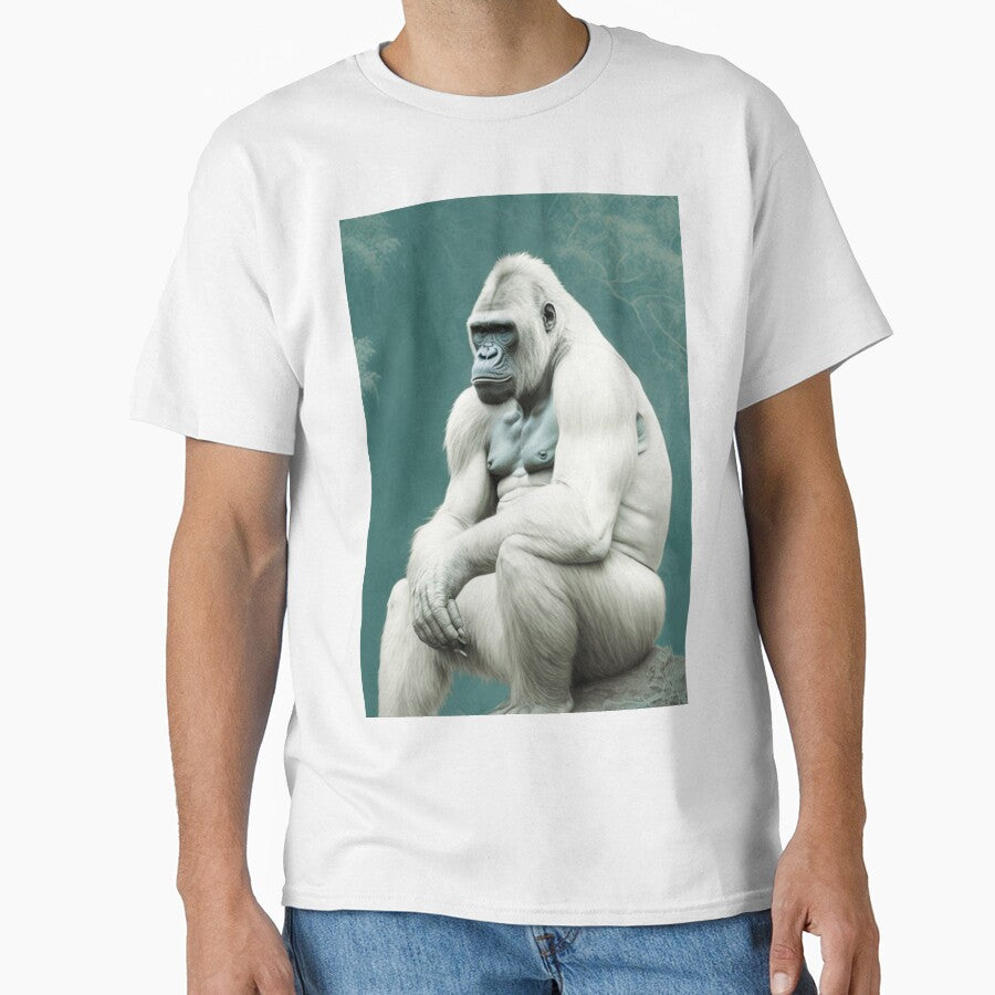 Albino Gorilla Chilling Primate by Brockinator
