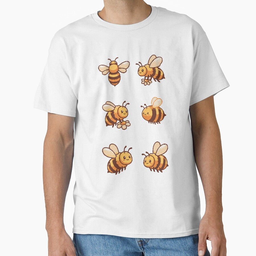 Honey Bees Pixel Art by BrunoLinuxArt